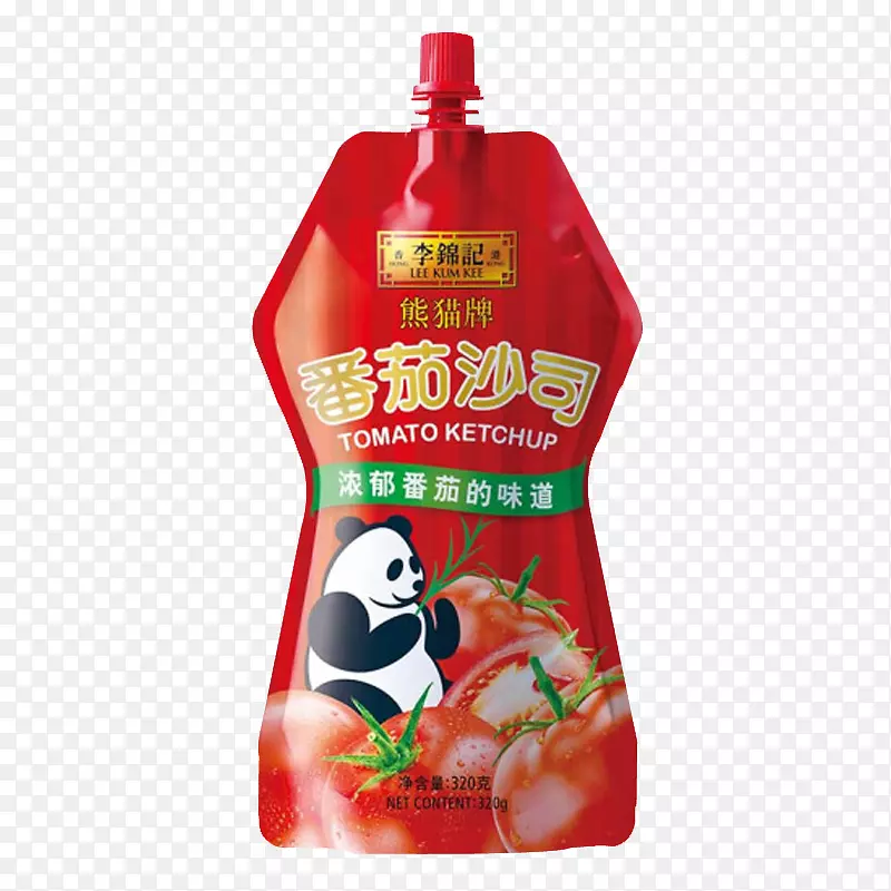 李锦记熊猫牌番茄沙司320克袋装