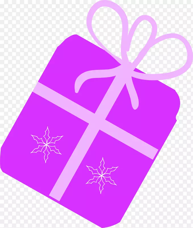 紫色礼物盒子