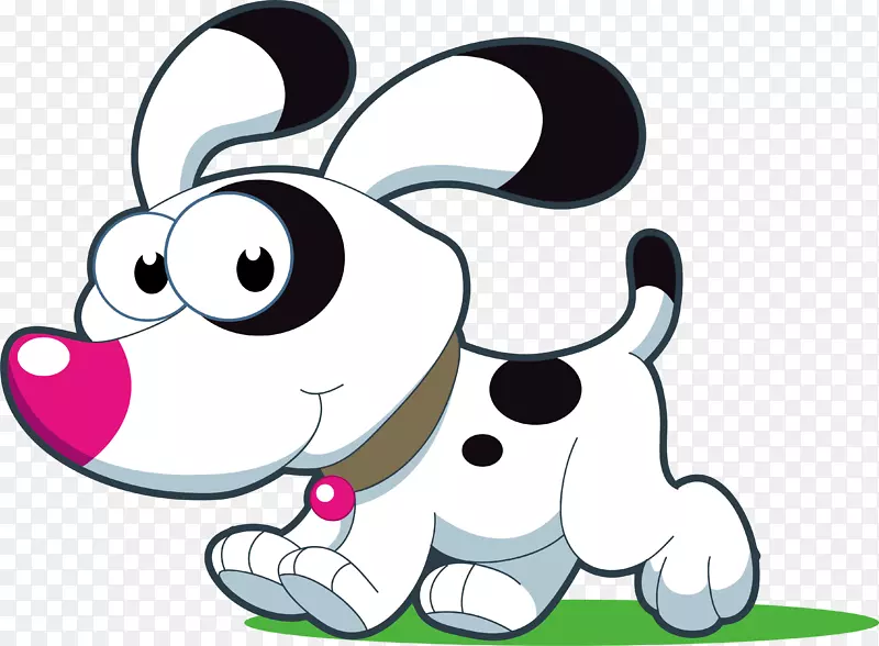 可爱动物斑点狗设计