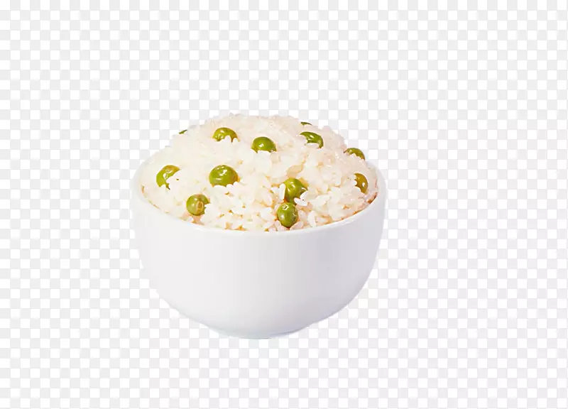 一碗青豆蒸大米饭
