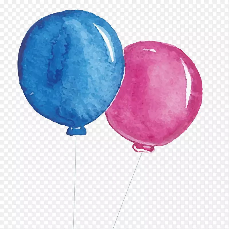 矢量艺术彩绘气球