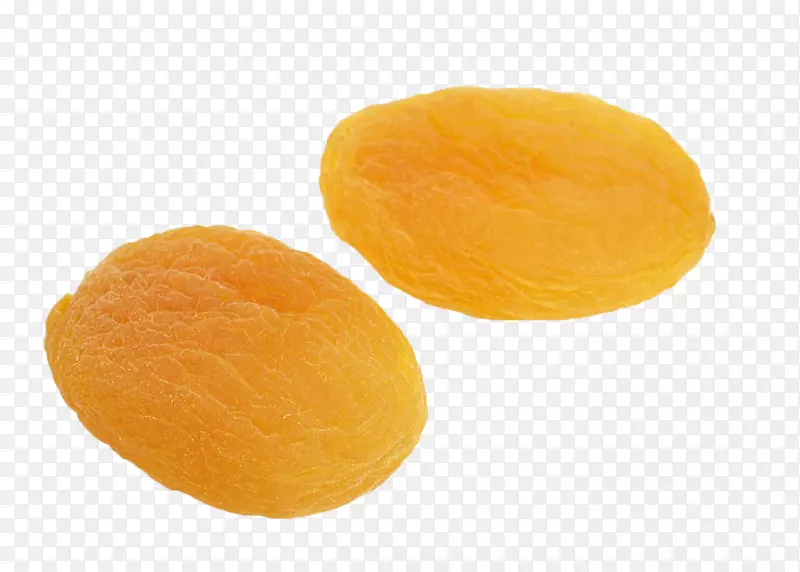 黄色杏干果脯