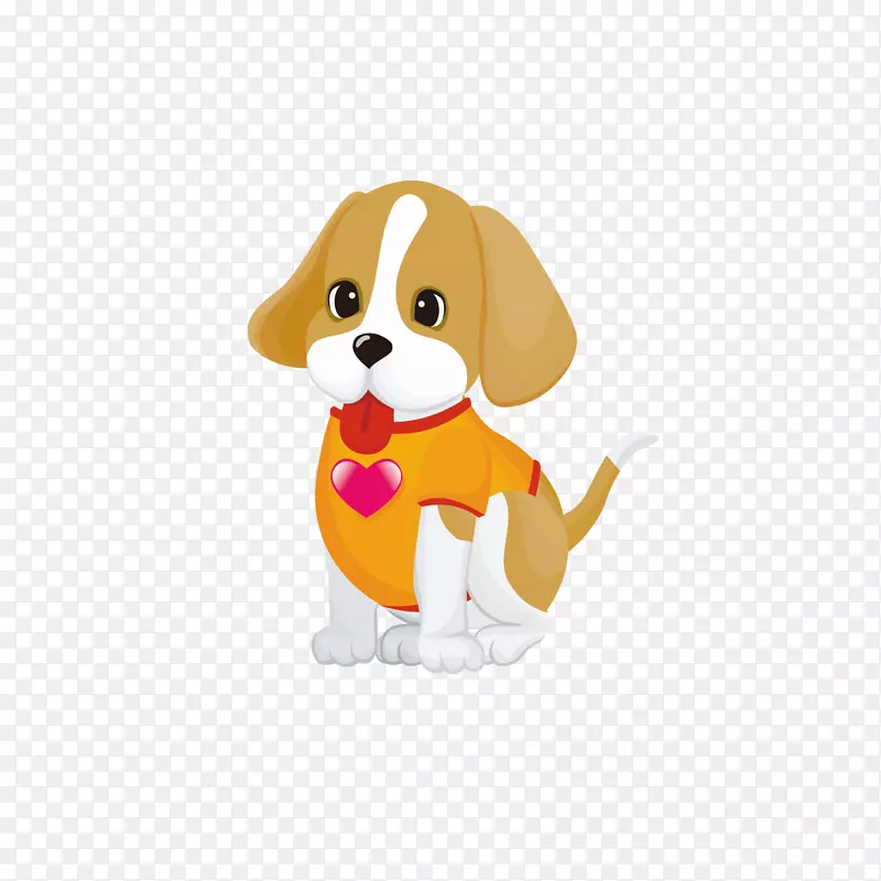 穿衣服的小狗