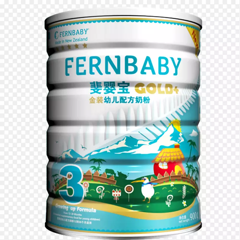 立体简约英文斐婴宝澳洲奶粉
