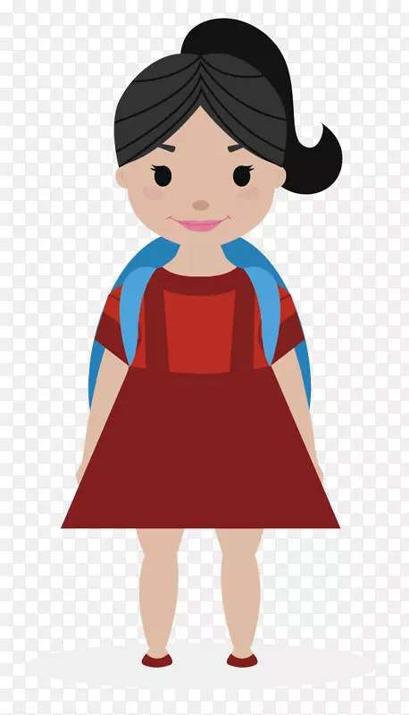 创意中小学生开学日学生