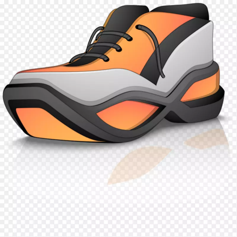 运动鞋矢量图设计