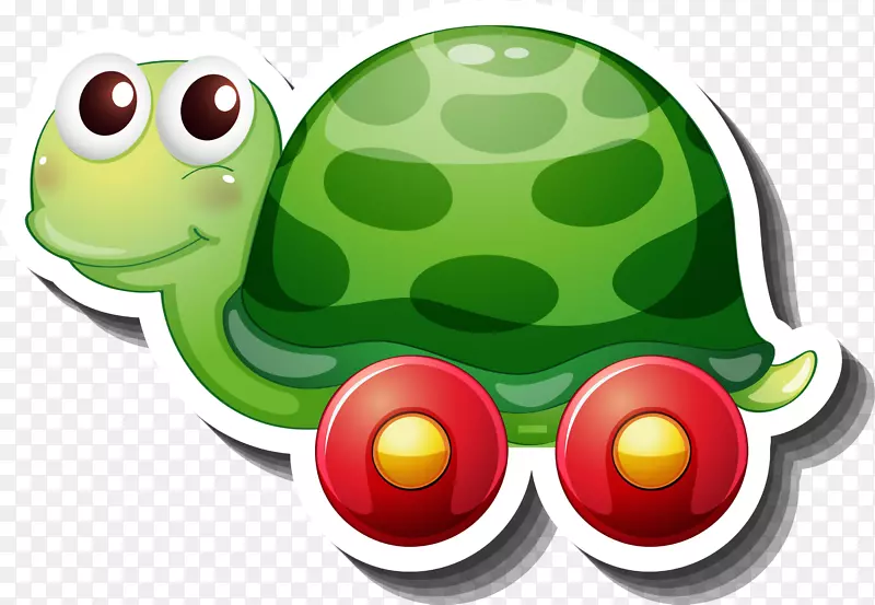 绿色卡通玩具乌龟