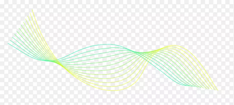 黄绿线条体科技线条