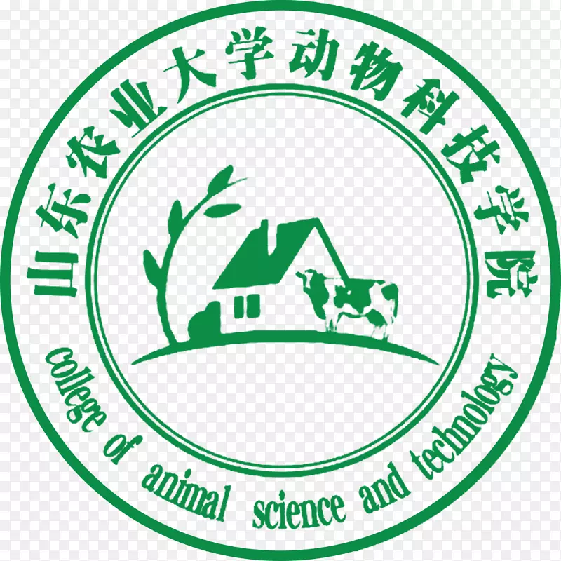 山东农业大学动物科技学院农大绿版院徽