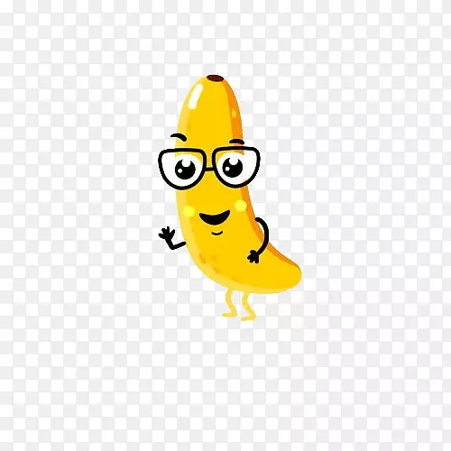 戴眼镜的香蕉