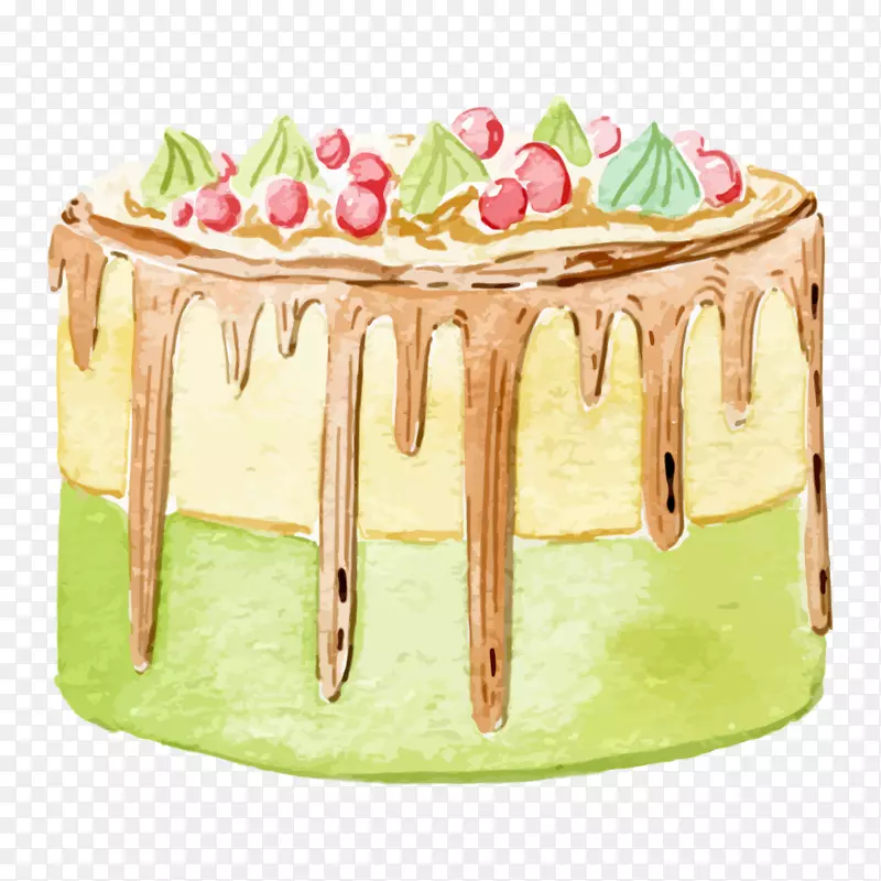 卡通简约美食面包甜点蛋糕家常菜