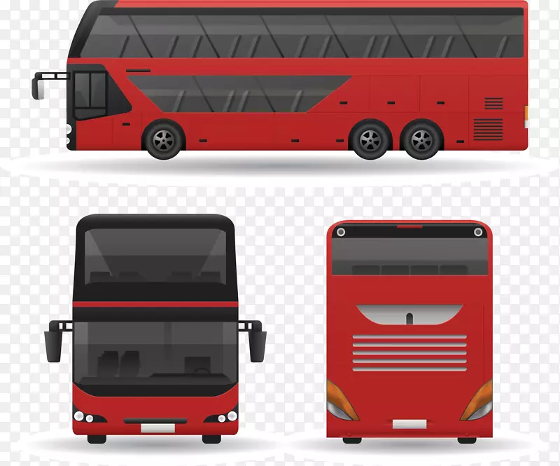 红色旅游双层巴士