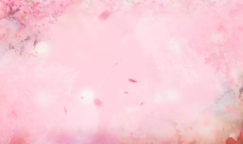 梦幻粉色花瓣装饰背景