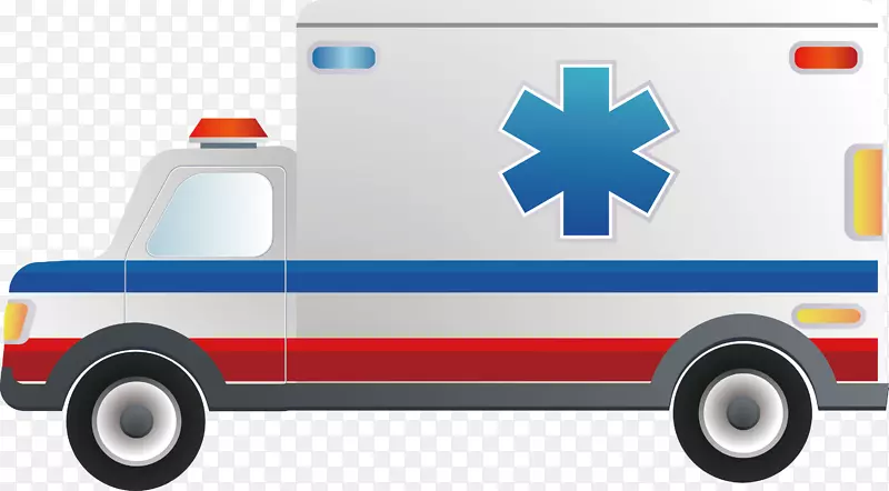 医用救护车元素