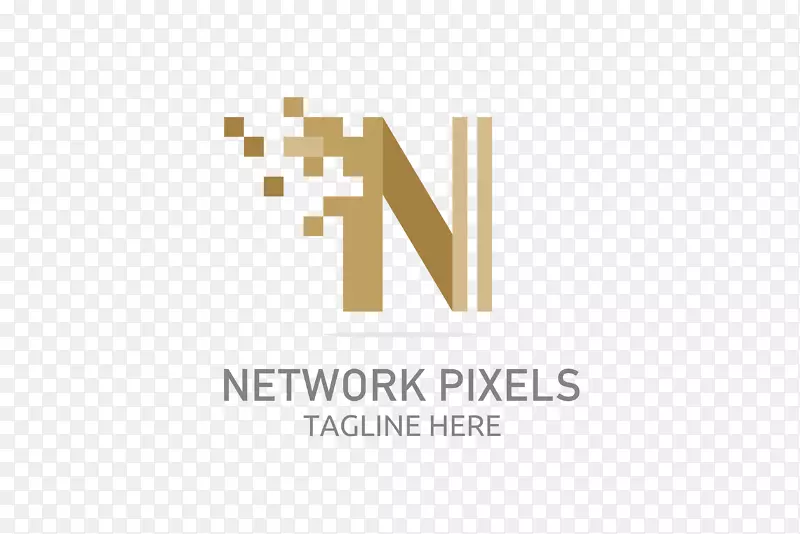 创意的字母N的logo