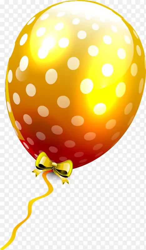 儿童节金色圆点气球