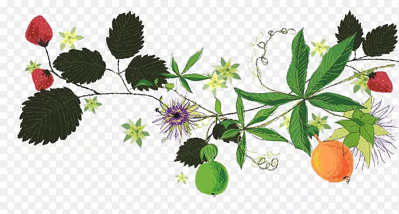 百花绽放