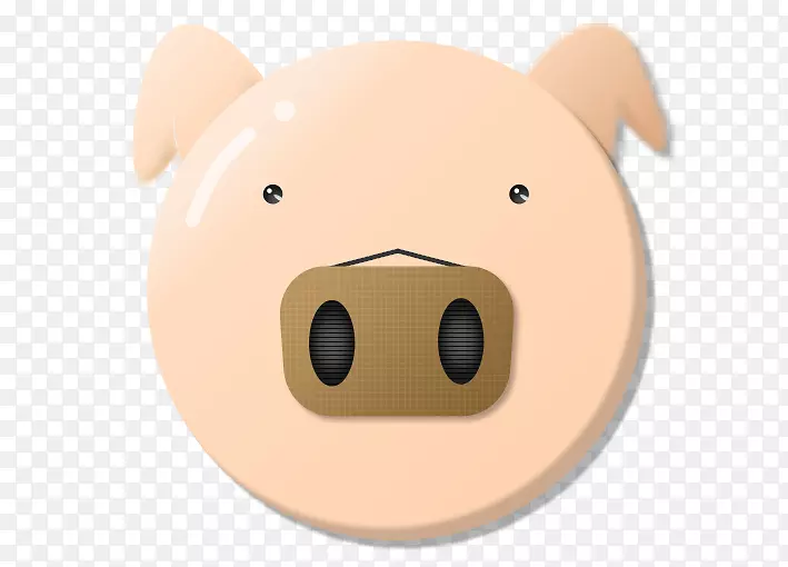 粉色猪猪头像