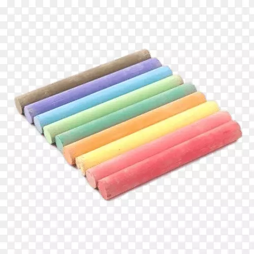 彩色粉笔免抠png