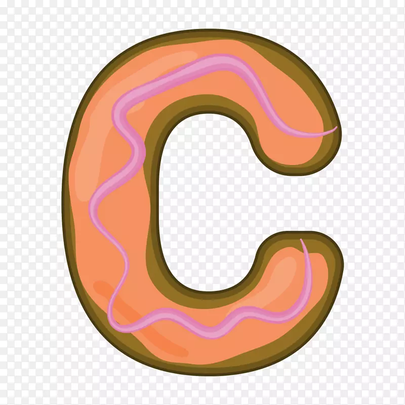饼干字母C
