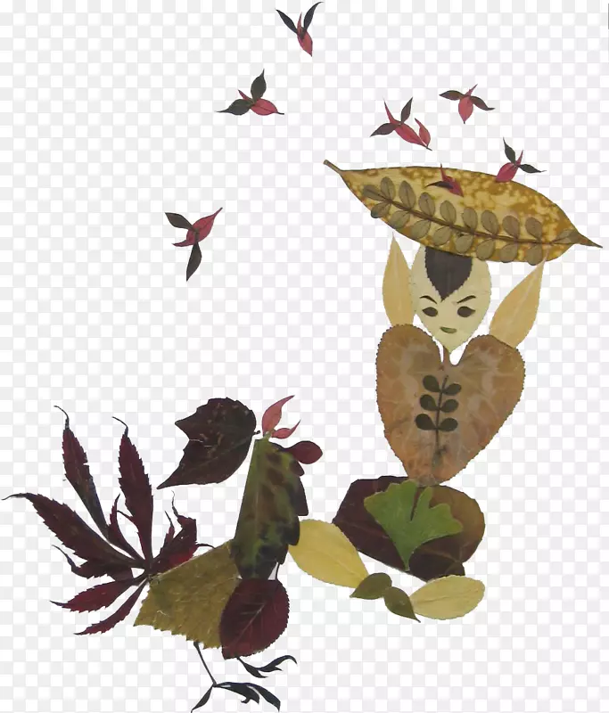 枯叶剪贴画