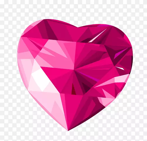 水晶钻石爱心