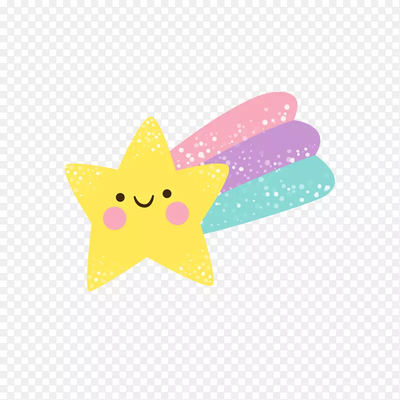 可爱的流星免抠素材