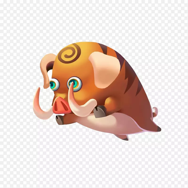 立体效果手绘山猪PNG图片素材下载_图片编号bqapzomy免抠素材网