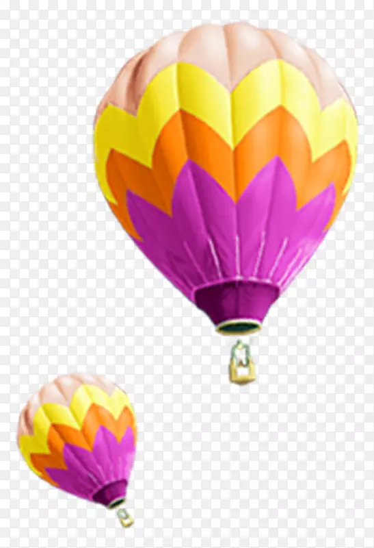 游乐热气球免抠气球
