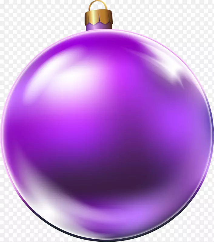 圣诞节紫色吊球装饰