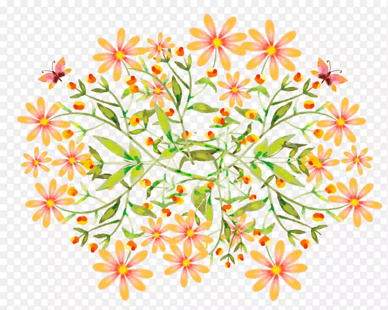 小花装饰图