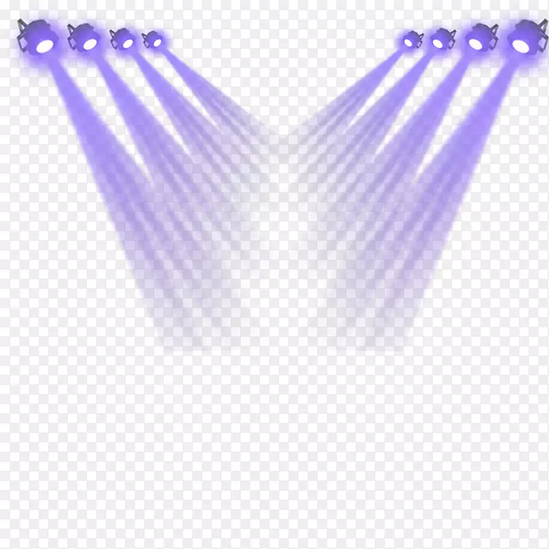 紫色射灯PNG