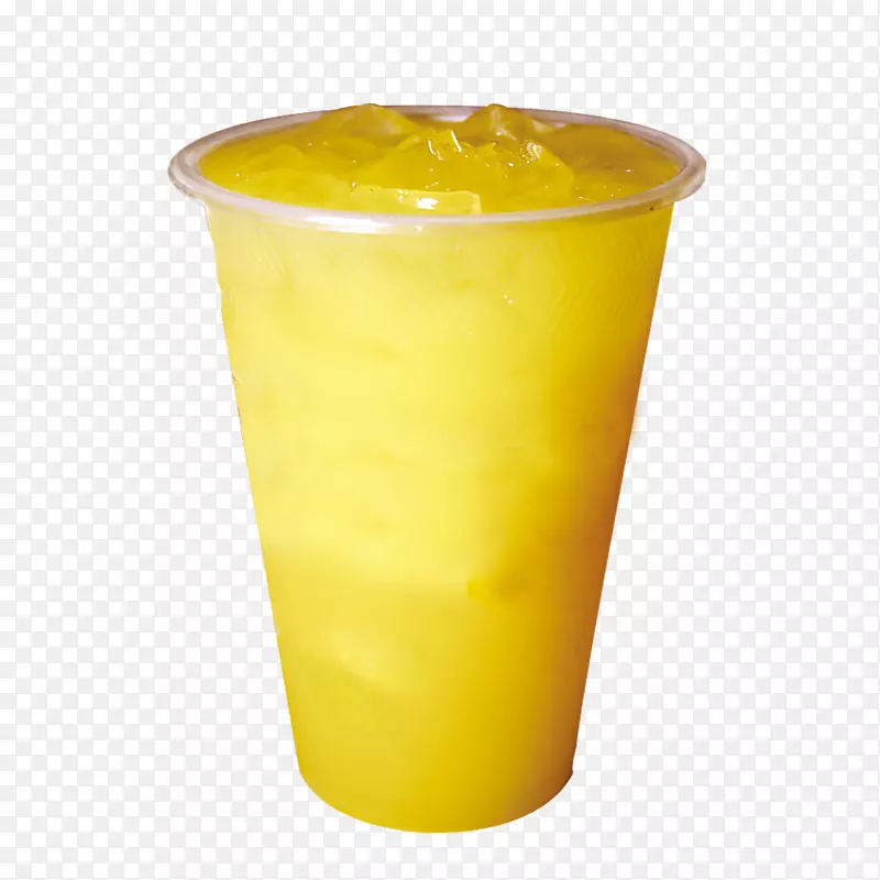 黄色的雪梨椰奶汁