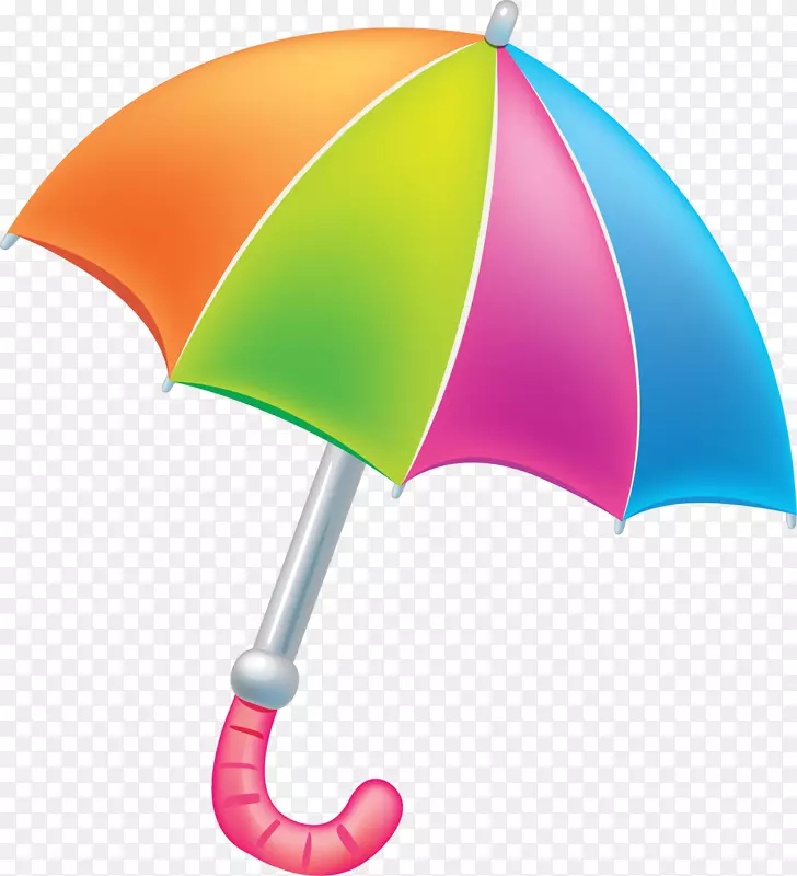 彩球卡通雨伞