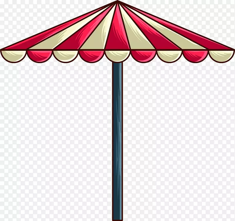 卡通遮阳伞装饰素材