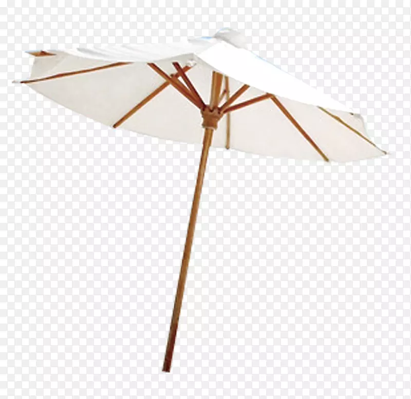 白色阳伞
