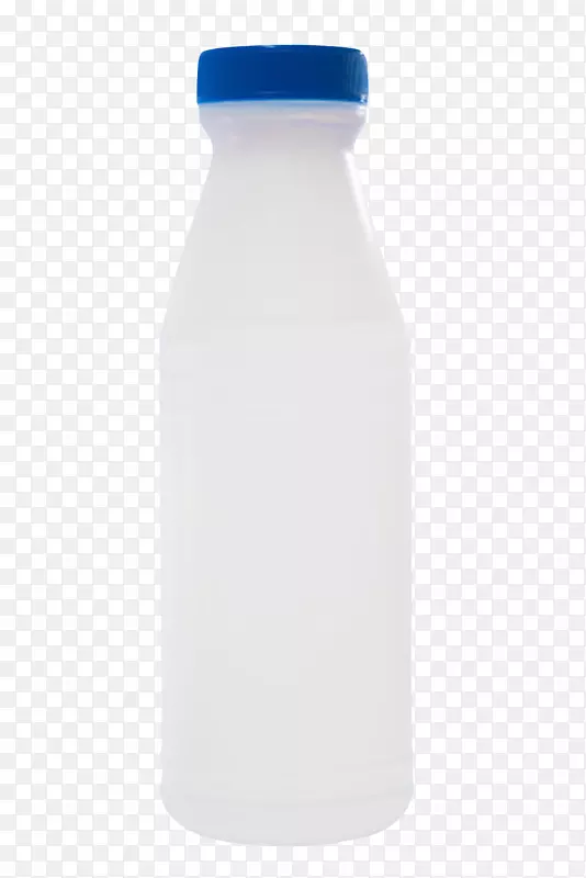 白色解渴蓝色盖子的塑料瓶饮用水