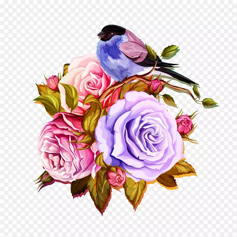 玫瑰花赠送素材图案