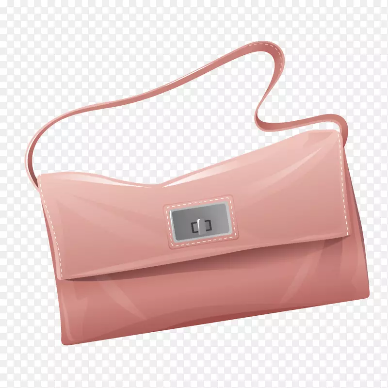 粉色女士挎包手提包