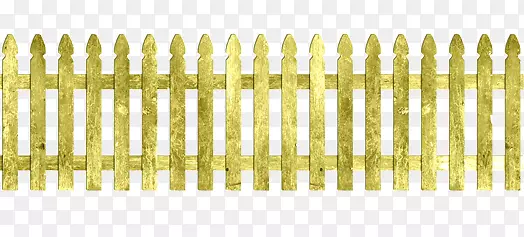 金黄色的栅栏