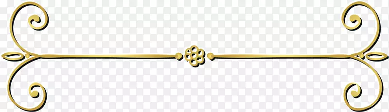 手绘金色线条