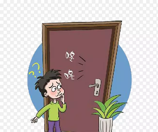 外面有人敲门PNG图片素材下载_图片编号kyvdgroy-免抠素材网