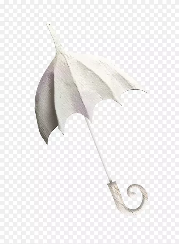 白色的雨伞