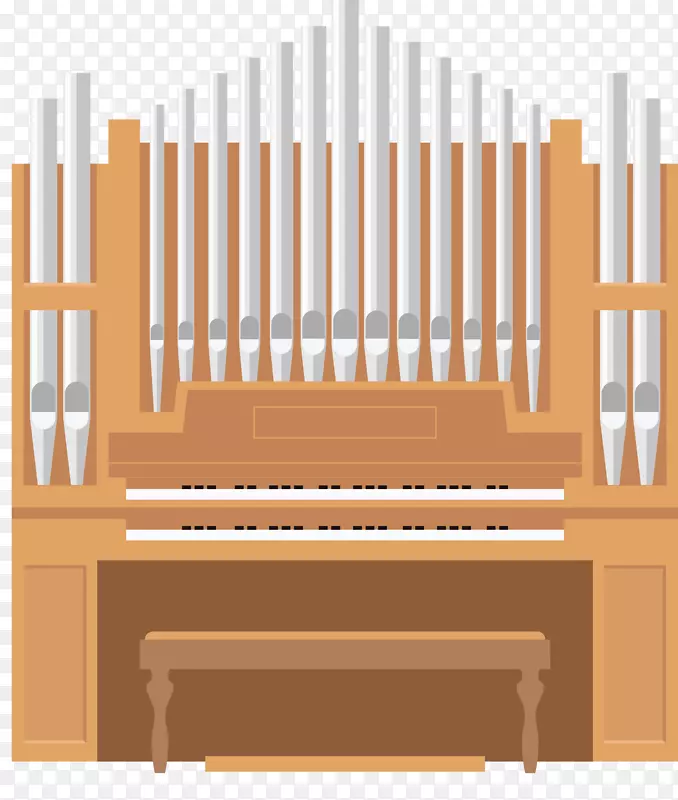 白色金属铜管管风琴