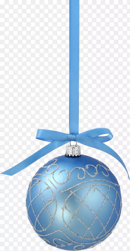 实物淡蓝色漂亮圣诞节装饰球