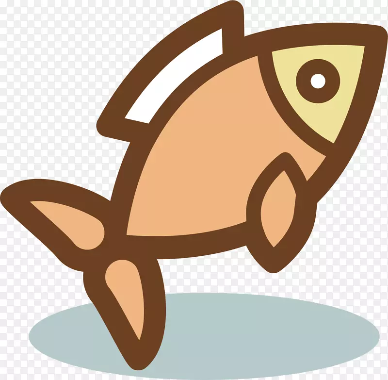 可爱小鱼装饰图标