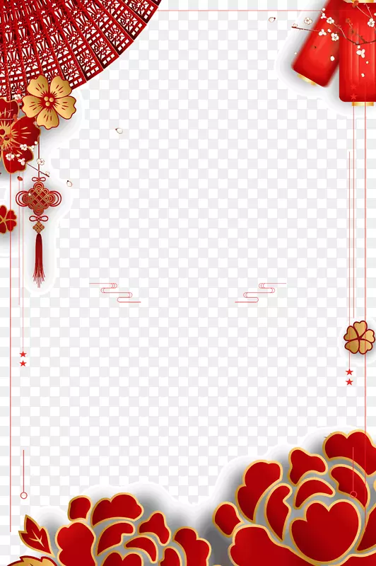 传统喜庆节日边框装饰