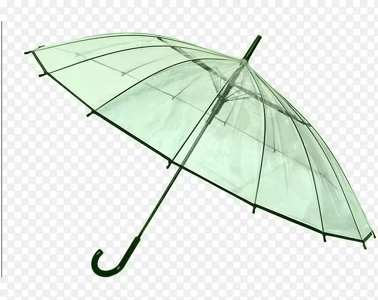 浅绿色雨伞png大图