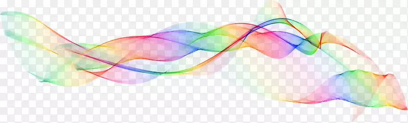 彩虹色波纹图