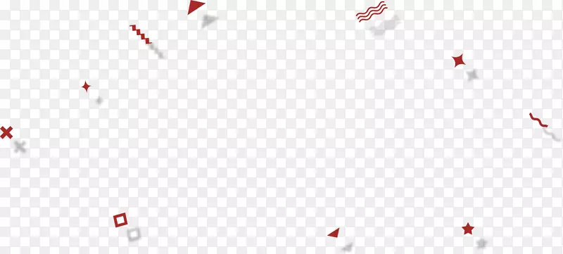 简约波浪线几何图形漂浮素材